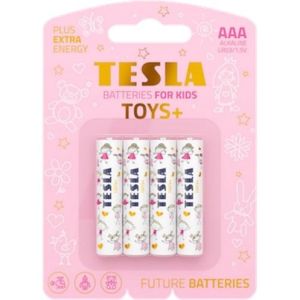 Obrázok pre výrobcu TESLA TOYS+ GIRL alkalická baterie AAA (LR03, mikrotužková, blister) 4 ks
