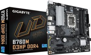 Obrázok pre výrobcu GIGABYTE B760M D3HP DDR4, Intel B760, 4xDDR4, 2xDP, 1xHDMI, 1xVGA, mATX