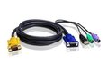 Obrázok pre výrobcu ATEN KVM Cable 3in1 SPHD (HDB15-SVGA, USB, PS/2, PS/2) - 3m
