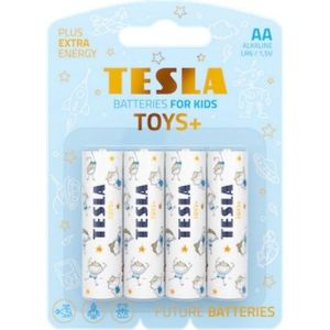 Obrázok pre výrobcu TESLA TOYS+ BOY alkalická baterie AA (LR06, tužková, blister) 4 ks