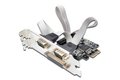 Obrázok pre výrobcu Digitus Adaptér PCI Express x1 2xseriový +1xparalelní port, +low profile