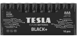 Obrázok pre výrobcu TESLA BLACK+ alkalická baterie AAA (LR03, mikrotužková, fólie) 10 ks