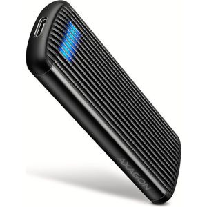 Obrázok pre výrobcu AXAGON EEM2-SC, USB-C 10Gbps externí box pro M.2 NVMe SSD, bezšroubový, žebrovaný hliník
