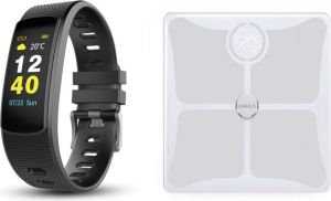 Obrázok pre výrobcu UMAX Stay Active! chytrá váha Smart Scale US10C + chytrý náramek U-Band 116 HeartRate Color
