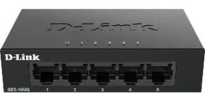 Obrázok pre výrobcu D-Link DGS-105GL/E 5-Port Gigabit Ethernet Metal Housing Unmanaged Light Switch without IGMP- 5-Port 10/100/1000 Mbps
