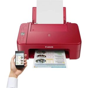 Obrázok pre výrobcu Canon PIXMA Tiskárna TS3352 red - barevná, MF (tisk, kopírka, sken, cloud), USB, Wi-Fi