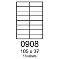 Obrázok pre výrobcu etikety RAYFILM 105x37 univerzálne biele R01000908A (100 list./A4)