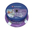 Obrázok pre výrobcu Verbatim DVD+R (1ks)/ Double Layer 8X 8.5GB Inkjet Printable