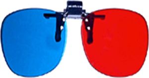 Obrázok pre výrobcu PRIMECOOLER PC-AD3 3D GLASS / 3D BRÝLE (red/blue pro dioptrické brýle)