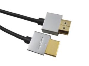 Obrázok pre výrobcu PremiumCord Slim HDMI High Speed + Ethernet kabel, zlacené konektory, 0,5m