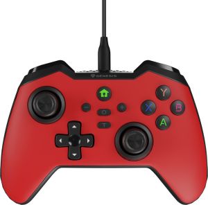 Obrázok pre výrobcu Drátový gamepad Genesis MANGAN 300, pro PC/Switch/Mobil, červený