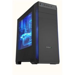 Obrázok pre výrobcu EVOLVEO T3, case ATX, 2x USB2.0 / 1x USB3.0 , 3x 120mm (modrý), černý s modrým podsvícením