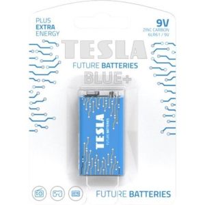 Obrázok pre výrobcu TESLA BLUE+ Zinc Carbon baterie 9V (6F22, blister) 1 ks