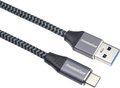 Obrázok pre výrobcu PremiumCord kabel USB-C - USB 3.0 A (USB 3.1 generation 1, 3A, 5Gbit/s) 0,5m oplet