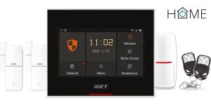 Obrázok pre výrobcu iGET HOME X5 - Inteligentní Wi-Fi/GSM alarm, v aplikaci i ovládání IP kamer a zásuvek, Android, iOS