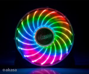 Obrázok pre výrobcu přídavný ventilátor Akasa Vegas 7 LED 12 cm multi