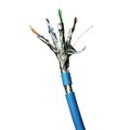 Obrázok pre výrobcu DATACOM F/FTP drát CAT6A LSOH 100m, modrý