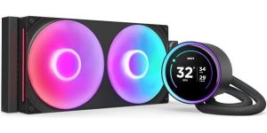Obrázok pre výrobcu NZXT vodní chladič Kraken 280 ELITE RGB / 2x140mm RGB fan / 4-pin PWM / LCD disp. / 6 let