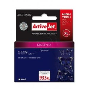 Obrázok pre výrobcu Atrament ActiveJet alternatívny pre HP CN055AE (no.933XL) Magenta 14ml