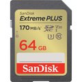 Obrázok pre výrobcu SanDisk SDXC 64GB Extreme PLUS (200 MB/s triedy 10, UHS-I U3 V30)