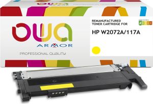 Obrázok pre výrobcu OWA Armor toner alternatívny s HP W2072A, 117A, 700st, žlutá/yellow