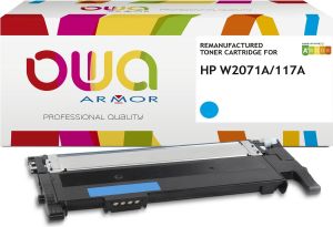 Obrázok pre výrobcu OWA Armor toner alternatívny s HP W2071A, 117A, 700st, modrá/cyan