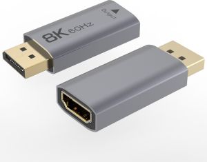 Obrázok pre výrobcu PremiumCord adaptér DisplayPort - HDMI, 8K@60Hz, 4K@144Hz Male/Female, pozlacené konektory