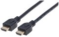Obrázok pre výrobcu Manhattan kábel pre monitory HDMI/HDMI V2.0 M/M Ethernet 3m čierny