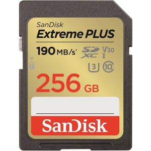 Obrázok pre výrobcu SanDisk Extreme PLUS SDXC 256GB 190MB/s V30 UHS-I