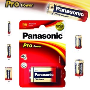 Obrázok pre výrobcu Alkalická baterie 9V Panasonic Pro Power 6LR61