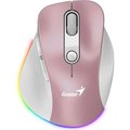 Obrázok pre výrobcu Genius Ergo 9000S Pro /Ergonomická/Optická/Pro praváky/ 2400 DPI/USB+BT/Růžová