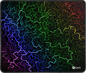 Obrázok pre výrobcu C-TECH Herní podložka pod myš ANTHEA ARC, barevná, pro gaming, 320x270x4mm, obšité okraje