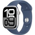 Obrázok pre výrobcu Apple Watch Series 10 GPS 42mm Silver Aluminium Case with Denim Sport Band - M/L