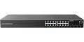 Obrázok pre výrobcu Grandstream GWN7802P Managed Network PoE Switch 16 1Gbps portů s PoE, 4 SFP porty