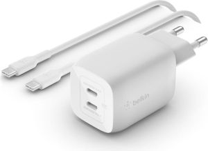 Obrázok pre výrobcu Belkin 65W napájecí adaptér 2xUSB-C+100W kabel