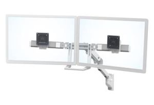 Obrázok pre výrobcu ERGOTRON HX Wall Dual Monitor Arm, nástěnné rameno pro 2 monitory až 32", bílé