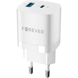 Obrázok pre výrobcu Rychlonabíječka do sítě Forever TC-05 PD+USB GaN 33W bílá