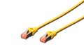 Obrázok pre výrobcu Digitus CAT 6 S-FTP patch kabel, LSOH, Cu, AWG 27/7, délka 0,25 m, barva žlutá