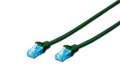 Obrázok pre výrobcu Digitus Ecoline Patch Cable, UTP, CAT 5e, AWG 26/7, zelený 2m