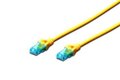 Obrázok pre výrobcu Digitus Ecoline Patch Cable, UTP, CAT 5e, AWG 26/7, žlutý 2m