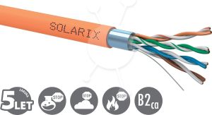 Obrázok pre výrobcu Instalační kabel Solarix CAT5E FTP LSOHFR B2ca-s1,d1,a1 500m/cívka SXKD-5E-FTP-LSOHFR-B2ca