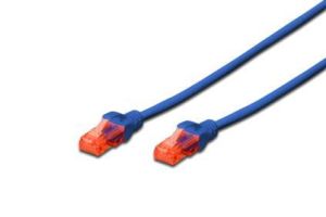 Obrázok pre výrobcu Digitus Ecoline Patch Cable, UTP, CAT 6e, AWG 26/7, modrý 0,5m