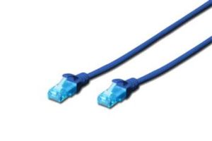 Obrázok pre výrobcu Digitus Ecoline Patch Cable, UTP, CAT 5e, AWG 26/7, modrý 1m