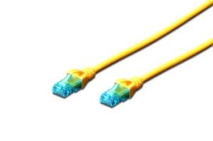 Obrázok pre výrobcu Digitus Ecoline Patch Cable, UTP, CAT 5e, AWG 26/7, žlutý 1m
