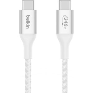 Obrázok pre výrobcu Belkin BOOST CHARGE™ USB-C na USB-C kabel 240W, 2m, bílý - odolný