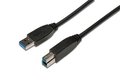 Obrázok pre výrobcu Digitus USB 3.0 propojovací kabel, type A - B M/M, 1.8m, USB 3.0 conform, UL, bl