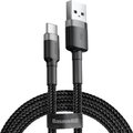Obrázok pre výrobcu Baseus datový kabel Cafule USB-C 3m 2A šedo-černý