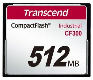 Obrázok pre výrobcu Transcend 512MB INDUSTRIAL CF300 CF CARD, high speed 300X paměťová karta (SLC)