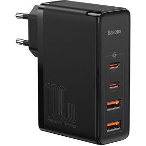 Obrázok pre výrobcu Baseus CCGAN2P-L01 GaN2 Pro Quick Nabíječka 2xUSB + 2xUSB-C 100W Black