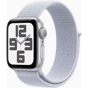 Obrázok pre výrobcu Apple Watch SE GPS 40mm Silver Aluminium Case with Blue Cloud Sport Loop